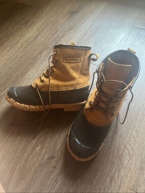 LaCrosse womens uplander II 6” Waterproof Duck Boots in rustic brown